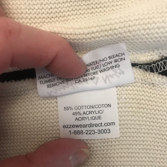 Krisztina Nagy Milano Ivory Asymmetrical Cardigan - Picture 10 of 12